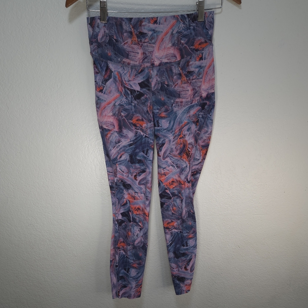 Lululemon High-Rise Leggings Women 8 Multicolor Base Pace Tight Brushed